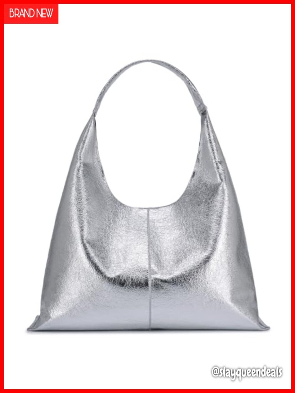 Vegan Leather Slouchy Hobo Bag Women Laptop Tote Shoulder Purse